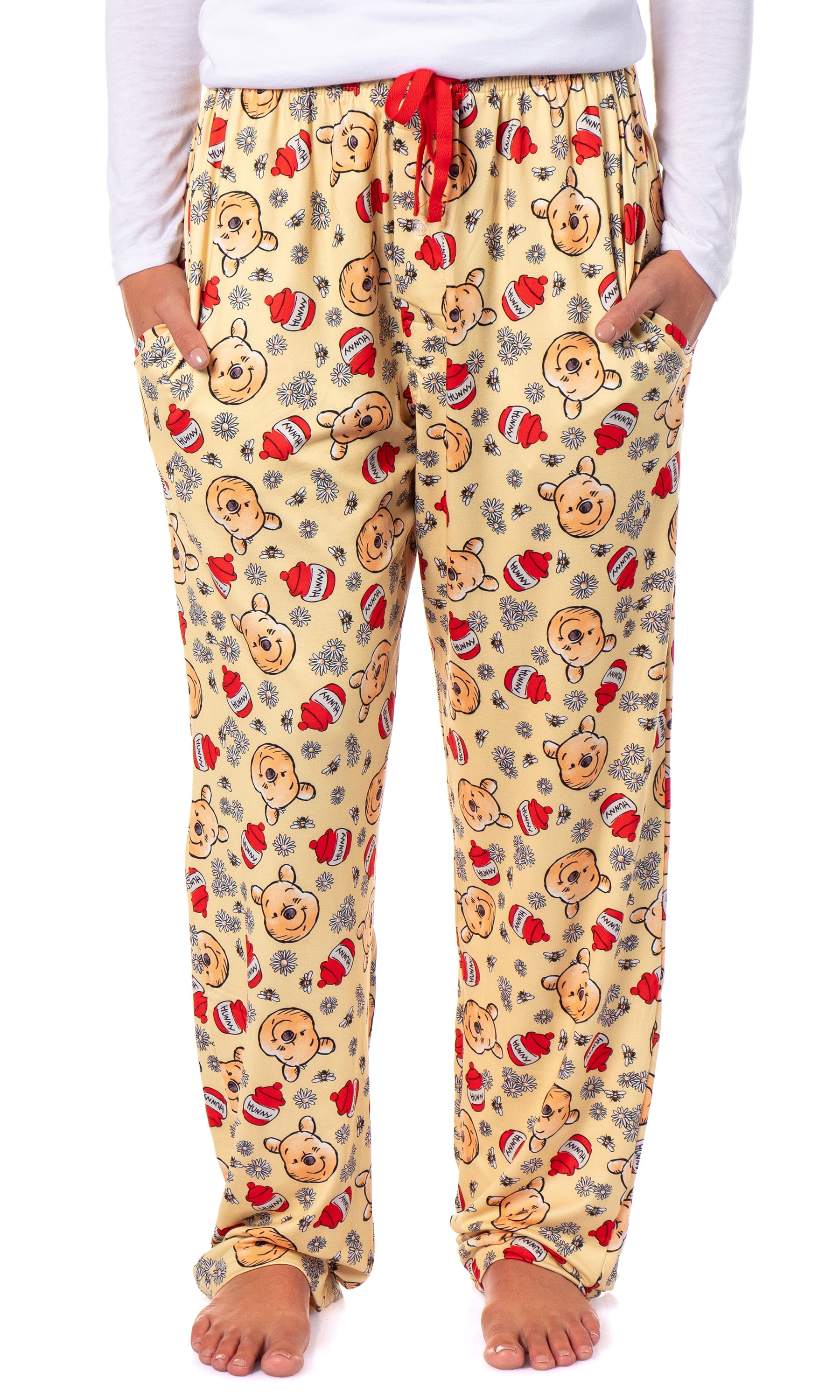 Disney Winnie The Pooh Women's Hunny Pot Daisy Adult Lounge Sleep ...