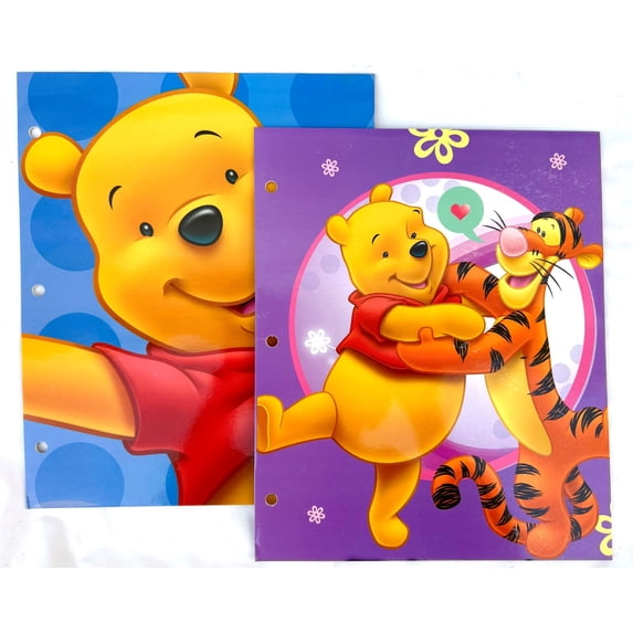 Disney Winnie The Pooh and Friends 2-Piece School Folders, Standard ...