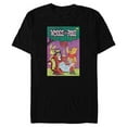 thumbnail image 1 of Disney Winnie The Pooh and Friends Retro Poster - Short Sleeve Blended T-Shirt for Adults - Customized-Black, 1 of 5