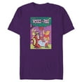thumbnail image 1 of Disney Winnie The Pooh and Friends Retro Poster - Short Sleeve Blended T-Shirt for Adults - Customized-Purple, 1 of 5