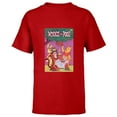 thumbnail image 1 of Disney Winnie The Pooh and Friends Retro Poster - Short Sleeve T-Shirt for Kids - Customized-Red, 1 of 5
