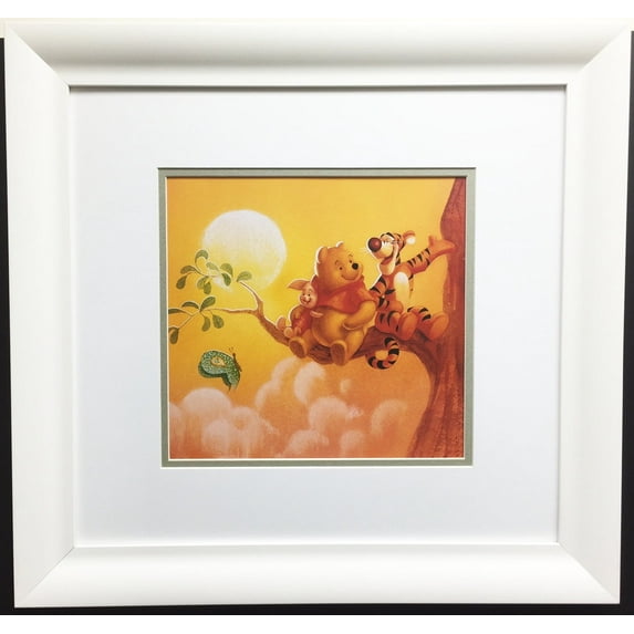 Disney Winnie The Pooh in Summer Lithograph CUSTOM FRAMED Art print - childrens Generic
