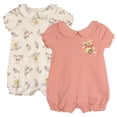 thumbnail image 1 of Disney Winnie the Pooh 2 Pack Rompers Newborn to Infant, 1 of 5