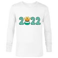 thumbnail image 1 of Disney Winnie the Pooh 2022 New Year’s Eve Standard - Long Sleeve T-Shirt for Men – Customized-White, 1 of 5