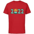 thumbnail image 1 of Disney Winnie the Pooh 2022 New Year’s Eve Standard - Short Sleeve Cotton T-Shirt for Adults - Customized-Red, 1 of 5