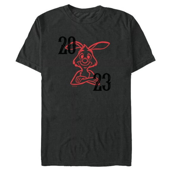 Disney Winnie the Pooh 2023 Year of the Rabbit - Short Sleeve Blended T-Shirt for Adults - Customized-Dark Heather