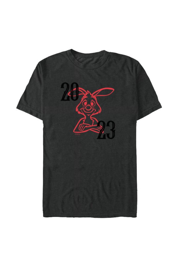Winnie the Pooh 2023 Year of the Rabbit - Short Sleeve Blended T-Shirt for Adults - Customized-Dark Heather