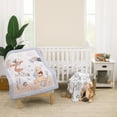 thumbnail image 1 of Disney Winnie the Pooh 3-Piece Crib Bedding Set, Gray, Comforter, Fitted Sheet, Blanket, Infant Boy or Girl, 1 of 6