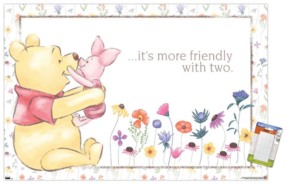 Disney Winnie the Pooh - 95th Anniversary Wall Poster, 14.725" x 22.375"
