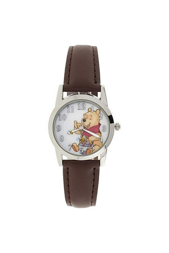 Winnie the Pooh Analog Watch Enjoying Having Honey Easy To Read