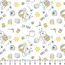 Disney Winnie the Pooh Baby Bee Cotton Fabric (1 yard)