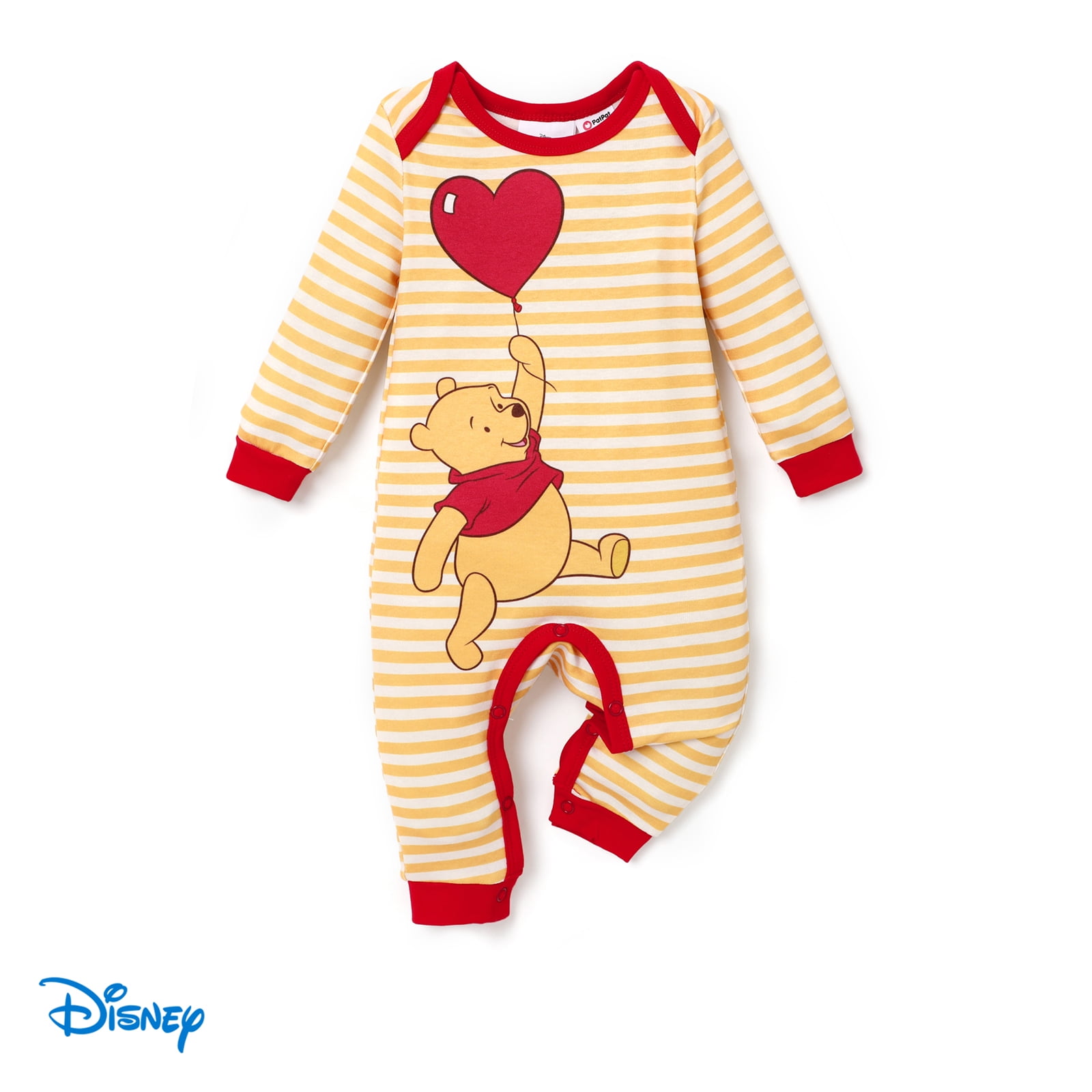 Disney Winnie the Pooh Baby Boys Girls Jumpsuit Pajamas Love Heart
