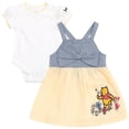 thumbnail image 1 of Disney Winnie the Pooh Baby Girls' 2-Piece Bodysuit and Jumper Dress Set Piglet Yellow, 1 of 7