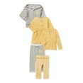 thumbnail image 1 of Disney Winnie the Pooh Baby Girls Hoodie, Dress, Top and Pants, 5-Piece Mix and Match Outfit Set, Sizes 0/3-24 Months, 1 of 20