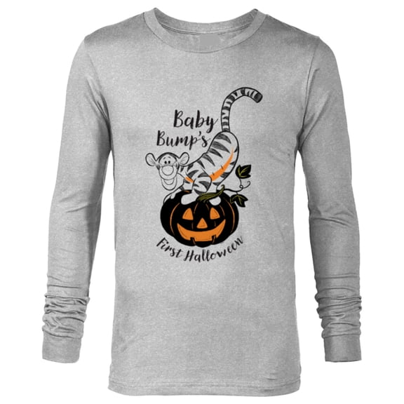 Disney Winnie the Pooh Baby Tigger Bump’s First Halloween - Long Sleeve T-Shirt for Men - Customized-Athletic Heather