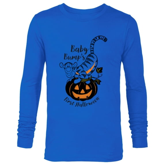 Disney Winnie the Pooh Baby Tigger Bump’s First Halloween - Long Sleeve T-Shirt for Men - Customized-Navy