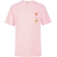 thumbnail image 1 of Disney Winnie the Pooh Balloon Flight Corner Picture - Short Sleeve T-Shirt for Kids - Customized-Soft Pink, 1 of 5