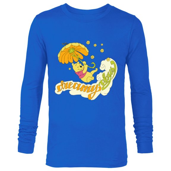 Disney Winnie the Pooh Bear Dreamy Days - Long Sleeve T-Shirt for Men - Customized-Royal