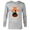 thumbnail image 1 of Disney Winnie the Pooh Big Pumpkin Little Piglet Halloween - Long Sleeve T-Shirt for Men - Customized-Athletic Heather, 1 of 5