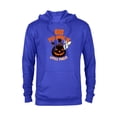 thumbnail image 1 of Disney Winnie the Pooh Big Pumpkin Little Piglet Halloween - Pullover Hoodie for Adults - Customized-Royal Heather, 1 of 5