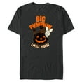 thumbnail image 1 of Disney Winnie the Pooh Big Pumpkin Little Piglet Halloween - Short Sleeve Blended T-Shirt for Adults - Customized-Graphite Snow Heather, 1 of 5