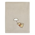 thumbnail image 1 of Disney Winnie the Pooh - Blustery Day Appliqued Baby Blanket, 1 of 4