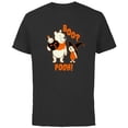 thumbnail image 1 of Disney Winnie the Pooh Boo Pooh Halloween - Short Sleeve Cotton T-Shirt for Adults - Customized-Black, 1 of 5