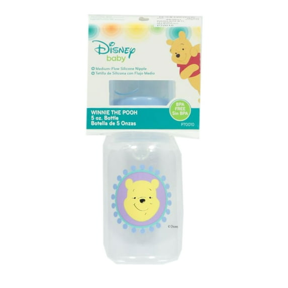 Disney Winnie the Pooh Bottle (5 Oz.) Color: blue Size: one size