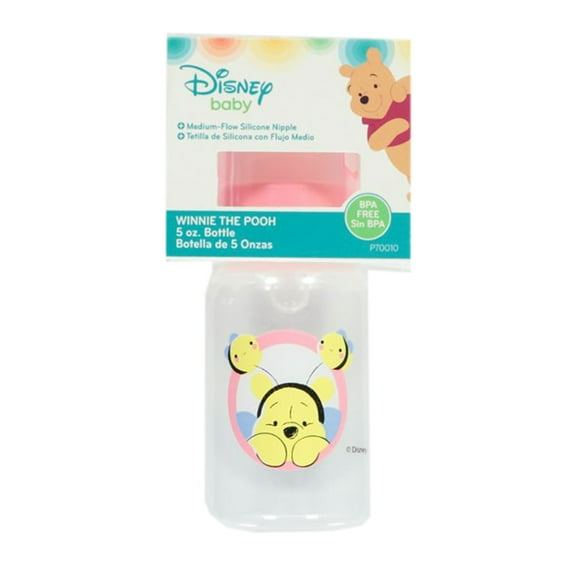 Disney Winnie the Pooh Bottle (5 Oz.) Color: pink Size: one size