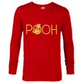 thumbnail image 1 of Disney Winnie the Pooh Classic Lettering - Long Sleeve T-Shirt for Men - Customized-New Red, 1 of 5