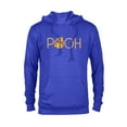 thumbnail image 1 of Disney Winnie the Pooh Classic Lettering - Pullover Hoodie for Adults - Customized-Royal Heather, 1 of 5