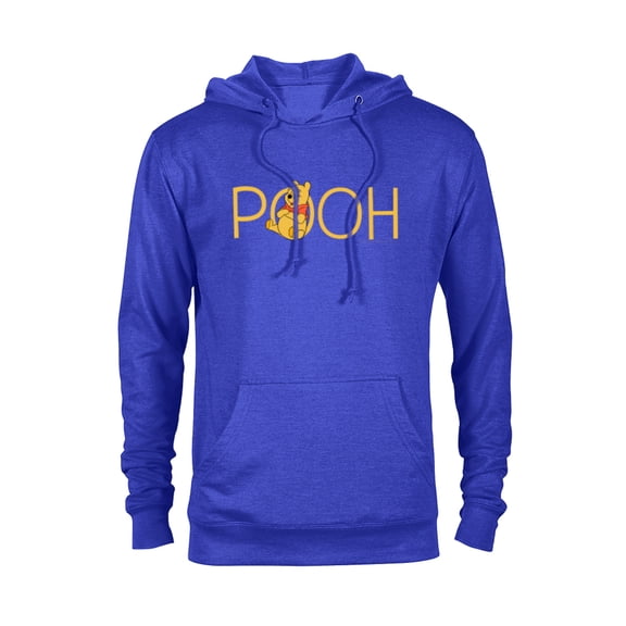 Disney Winnie the Pooh Classic Lettering - Pullover Hoodie for Adults - Customized-Royal Heather