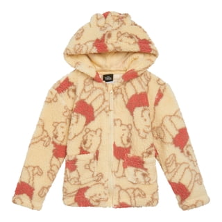 Disney Winnie the Pooh Cozy Sherpa Zip Up Cosplay Hoodie Newborn to Toddler