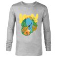 thumbnail image 1 of Disney Winnie the Pooh Eeyore Bother Free Sixties Retro - Long Sleeve T-Shirt for Men - Customized-Athletic Heather, 1 of 5