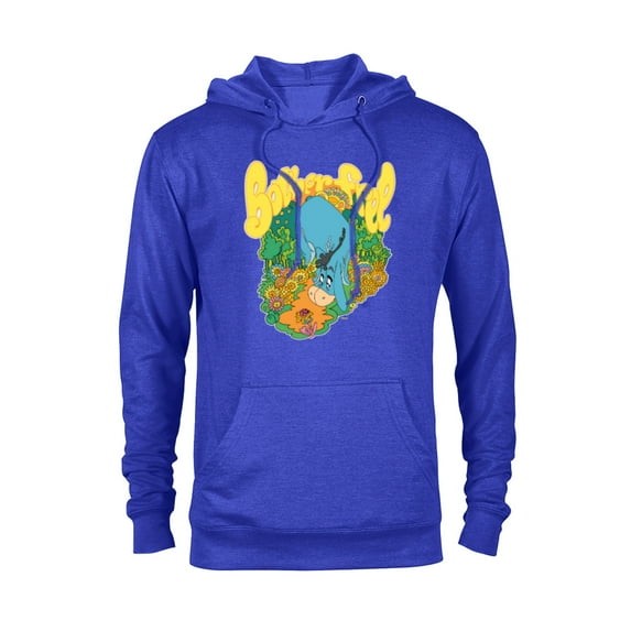 Disney Winnie the Pooh Eeyore Bother Free Sixties Retro - Pullover Hoodie for Adults - Customized-Royal