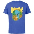 thumbnail image 1 of Disney Winnie the Pooh Eeyore Bother Free Sixties Retro - Short Sleeve Cotton T-Shirt for Adults - Customized-Royal Heather, 1 of 5