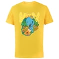 thumbnail image 1 of Disney Winnie the Pooh Eeyore Bother Free Sixties Retro - Short Sleeve Cotton T-Shirt for Adults - Customized-Yellow, 1 of 5