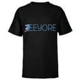 thumbnail image 1 of Disney Winnie the Pooh Eeyore Classic Lettering - Short Sleeve T-Shirt for Kids - Customized-Black, 1 of 5