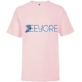 thumbnail image 1 of Disney Winnie the Pooh Eeyore Classic Lettering - Short Sleeve T-Shirt for Kids - Customized-Soft Pink, 1 of 5