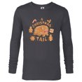 thumbnail image 1 of Disney Winnie the Pooh Eeyore Gingerbread A Christmas Tail - Long Sleeve T-Shirt for Men - Customized-Charcoal Heather, 1 of 5