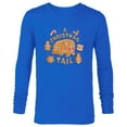 thumbnail image 1 of Disney Winnie the Pooh Eeyore Gingerbread A Christmas Tail - Long Sleeve T-Shirt for Men - Customized-Navy, 1 of 5