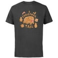 thumbnail image 1 of Disney Winnie the Pooh Eeyore Gingerbread A Christmas Tail - Short Sleeve Cotton T-Shirt for Adults - Customized-Charcoal, 1 of 5