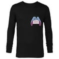 thumbnail image 1 of Disney Winnie the Pooh Eeyore Small Block Character Pocket - Long Sleeve T-Shirt for Men - Customized-Black, 1 of 5