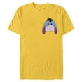 thumbnail image 1 of Disney Winnie the Pooh Eeyore Small Block Character Pocket - Short Sleeve Blended T-Shirt for Adults - Customized-Yellow, 1 of 5