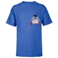 thumbnail image 1 of Disney Winnie the Pooh Eeyore Small Block Character Pocket - Short Sleeve T-Shirt for Kids - Customized-Royal, 1 of 5