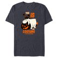 thumbnail image 1 of Disney Winnie the Pooh Eeyore This is my Costume Halloween - Short Sleeve Blended T-Shirt for Adults - Customized-Denim Snow Heather, 1 of 5