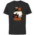 thumbnail image 1 of Disney Winnie the Pooh Eeyore This is my Costume Halloween - Short Sleeve Cotton T-Shirt for Adults - Customized-Black, 1 of 5