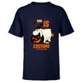 thumbnail image 1 of Disney Winnie the Pooh Eeyore This is my Costume Halloween - Short Sleeve T-Shirt for Kids - Customized-Athletic Navy, 1 of 5