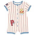 thumbnail image 1 of Disney Winnie the Pooh Eeyore Tigger Baseball Jersey Athletic Romper Newborn to Toddler, 1 of 4