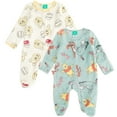 thumbnail image 1 of Disney Winnie the Pooh Eeyore Tigger Fleece 2 Pack Coveralls Woobie Newborn to Infant, 1 of 5
